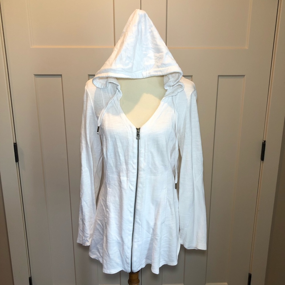 XCVI Sweater Jacket ZIP up hoodie size medium